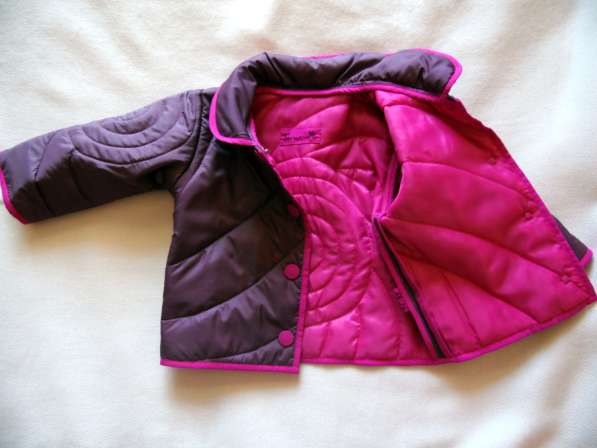 Демисезонная куртка для девочки р-р 68-74 в фото 7