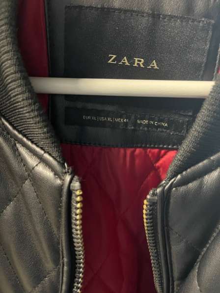 Куртка Zara мужская чёрная xl в фото 3