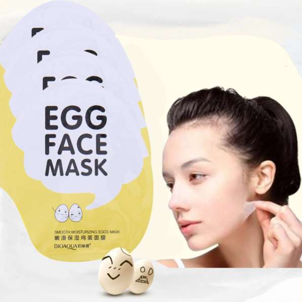 Яичная маска для лица (питание, очищение и увлажнение) в фото 3