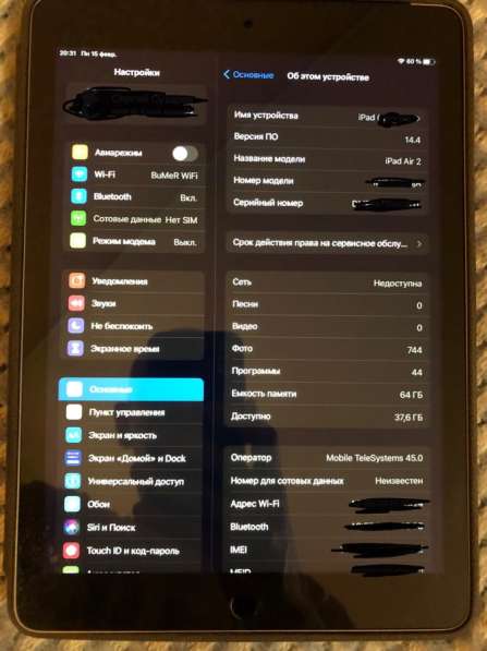 IPad Air 2 64GB LTE в Москве фото 5