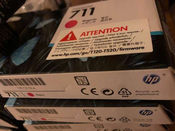 Картриджи 711 для принтера HP в Москве фото 6
