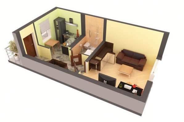 Новая квартира в Туапсе с низкими коммунальными платежами в Туапсе