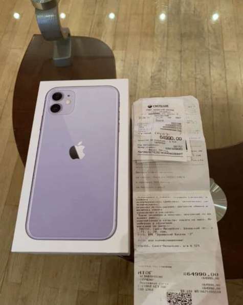 IPhone 11 феолетовый 128гб