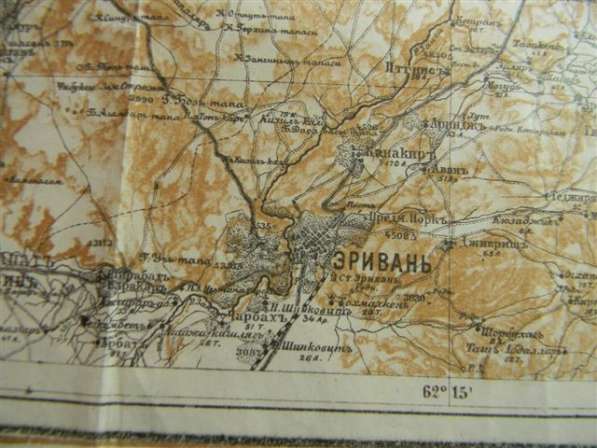 Старые топографические карты Закавказья в фото 11