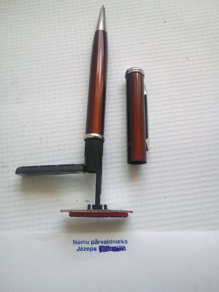 Авторучка-печать в фото 5