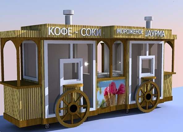 Изготовления киоска-карета от производителя в Ростове-на-Дону фото 4