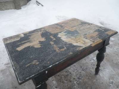 Старинный обеденный стол в Москве фото 3