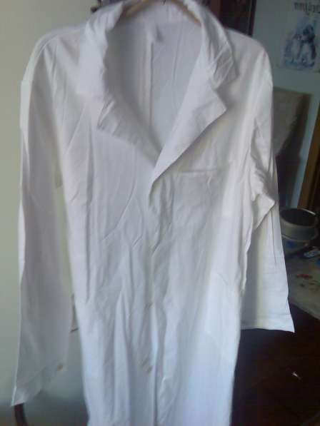 Новый халат белый х. б в фото 3