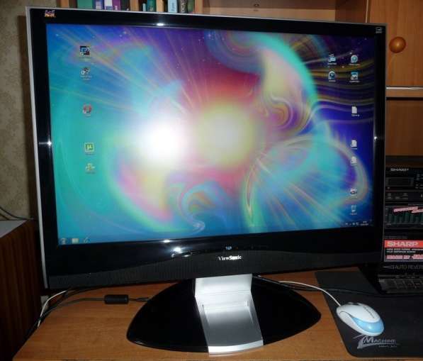 ЖК LCD 24 дюйм, MVA ViewSonic VX2435wm