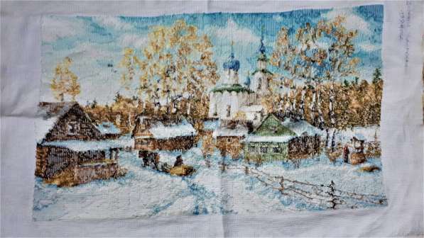 Картина вышивка крестиком ручная работа в Железногорске фото 7