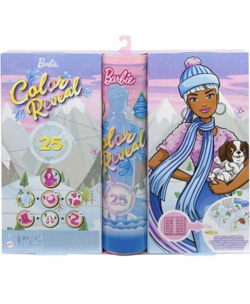 Barbie color reveal advent calendar адвент календарь Барби