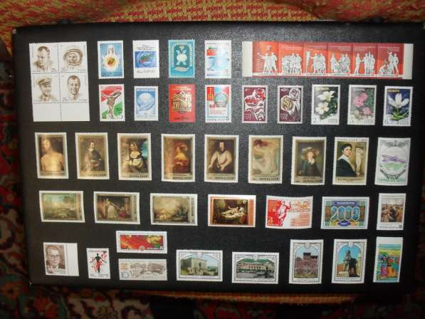 Малый лист и 200 чистых марок СССР и России на 4-х фото в Красноярске фото 3