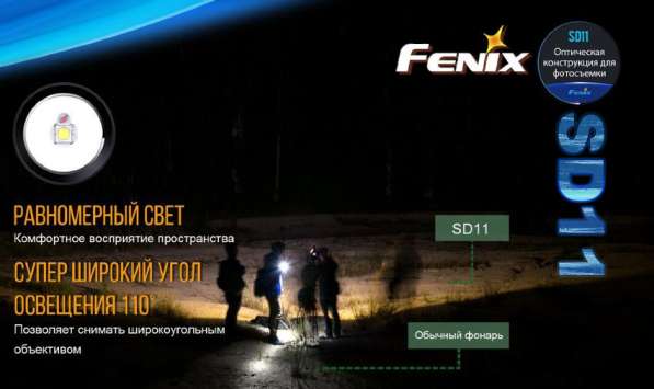 Fenix Fenix SD11 — подводный фонарь для дайвинга и фото-видеосъёмки. в Москве фото 3