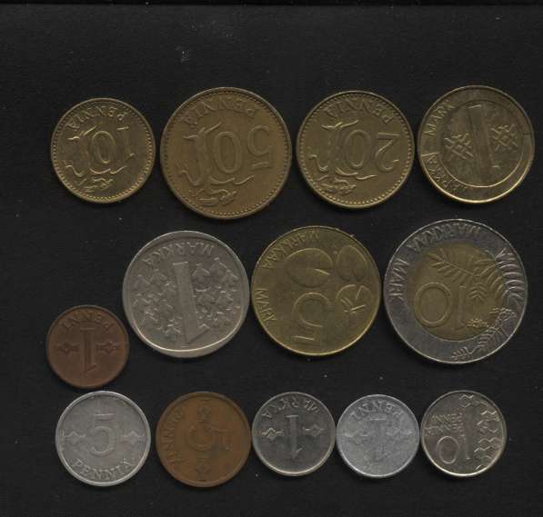 Монеты Англии, Италии, Дании, Швеции и Финляндии в наборах в Москве фото 3