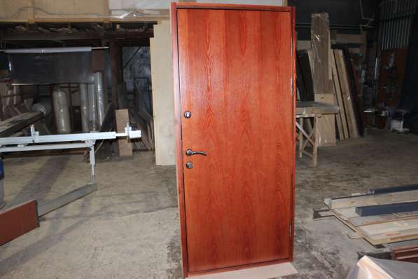Деревянная входная дверь Массивдорс облицована дубом на МДФ