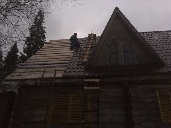 Строительство и ремонт крыши пристройки в Истре