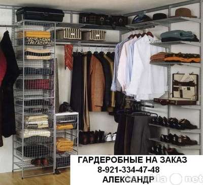 Шкафы-купе, гардеробные на заказ в Санкт-Петербурге фото 3