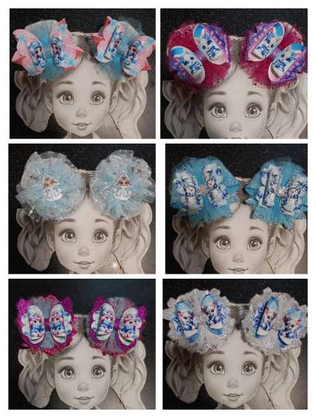 Зимние бантики для девочек в Москве фото 3