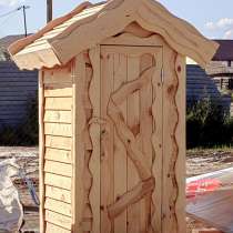 Дачный деревянный туалет, в Тюмени