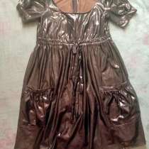 Платье с эффектом металлик с карманами, в Орле
