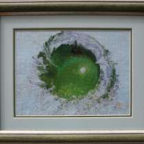 Картина «Сочное яблоко»,ручная работа, вышивка, в г.Минск