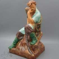 Скульптура Степан Разин, Гжель, 1950-60г, в Москве