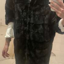 Шуба Норковая черная, в Москве