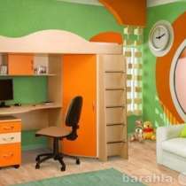 Детская комната с кроватью и шкафами, в Москве
