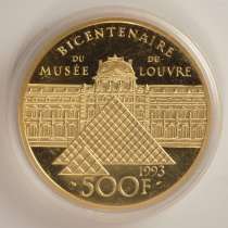 Уникальная монета DU Musee louvre 1993 года, в Москве
