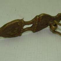 Фурнитура накладка ручка мебельная старинная (P494), в Москве