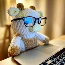 Вязаная какао-коровка, мягкая игрушка, в Альметьевске