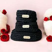 Набор вязаных корзин, в Иванове