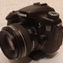 Фотоаппарат Canon EOS 70D+EF50 F1/4, в Краснодаре