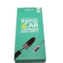 Блок питания авто для планшета HOCO Rapid Car 5v 2.4a Micro USB черный, в Москве