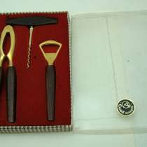 Набор: штопор, открывалка, щипцы для шампанского (U734), в Москве