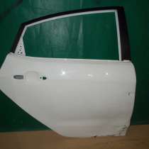 Kia Rio 3 Задняя правая дверь Белая б/у Оригинал, в Москве