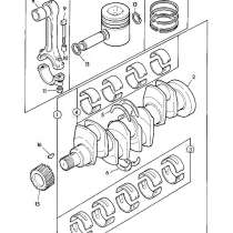Поршень JCB АК (с кольцами) 02/201505, в Краснодаре