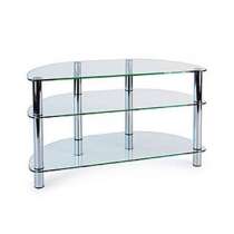 Подставка для ТВ Metaldesign MD 402 slim хром прозрачный, в г.Тирасполь