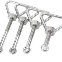 Судовые стальные болты откидные, гайки - барашки, в Санкт-Петербурге