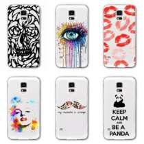 Мягкие красочные чехлы на Самсунг s5, в Хабаровске