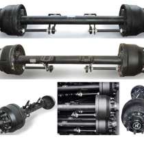 Ось 12т 2040мм с АБС (круглая балка Ф127) HJ Bridge HJS12Z02, в Челябинске