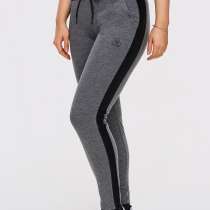 Темно-серые, 1221, спортивные брюки женские, в Москве