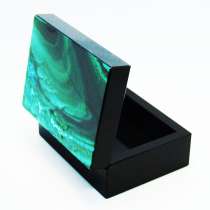 Малахит с Хризоколлой - Коллекционная Шкатулка, в Москве