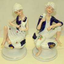 Фигурки статуэтки фарфоровые пара (X353), в Москве