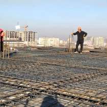 Заливаем бетонно монолитные каркас, в г.Бишкек