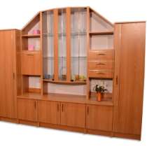 Стенка "Люкс-1" Вишня Барнаул ЕвроМебель., в Екатеринбурге