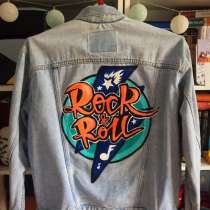 Авторская джинсовая куртка, в Москве