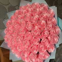 Розы из атласной ленты, в Йошкар-Оле