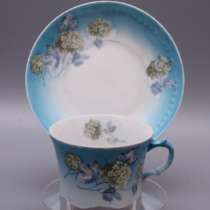 Чайная пара "Цветы", завод Куз, в Москве