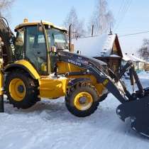 Вывоз снега,услуги современного экскаватора-погрузчика Volvo, в Новосибирске